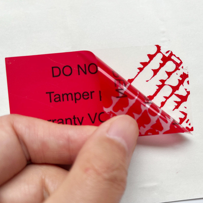 Anty Fałszywe Anty Fałszywe Naklejki Błyszczące Laminowanie Samoprzylepne