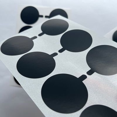 Wodoodporne niestandardowe naklejki sabotażowe Drukowanie samoprzylepne Koło Prywatna etykieta winylowa