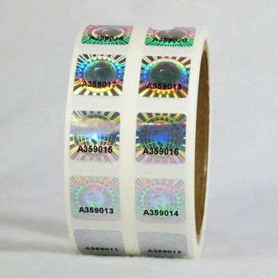 2 * 3cm 2D 3D Ruchome kraty bezpieczeństwa Hologram naklejki