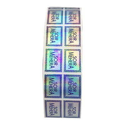 Laserowe holograficzne naklejki autentyczności 3D, oryginalna bezpieczna naklejka z hologramem
