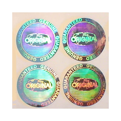ISO9001 2008 Kolorowe naklejki zabezpieczające z hologramem CMYK dla certyfikatu