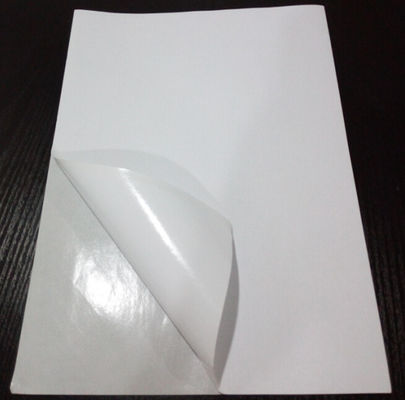 Białe puste bezdrzewne arkusze naklejek 8,5 x 11 cm, zwykłe arkusze naklejek