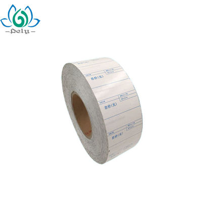 Błyszczące laminowane wodoodporne etykiety bez podkładu bez papieru podkładowego