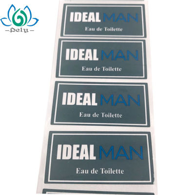 3x5cm Eau De Toilette samoprzylepne naklejki winylowe, naklejki na butelki perfum