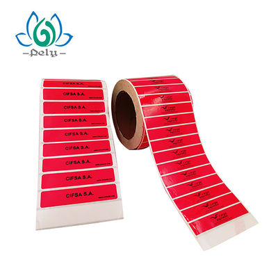 Wysokoprzylepna naklejka GPS Tracking Rfid Dymo Label Roll Void Security