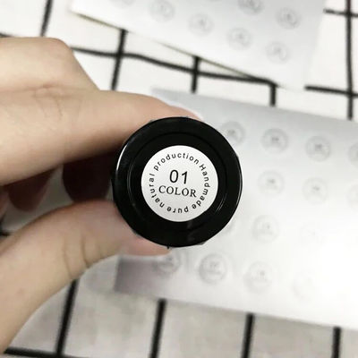Szminka Perfumy Essential Oil Tamper Seal Naklejki z nadrukiem na złotej folii