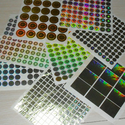 Niestandardowe kształty Ochrona marki Naklejki holograficzne 3D