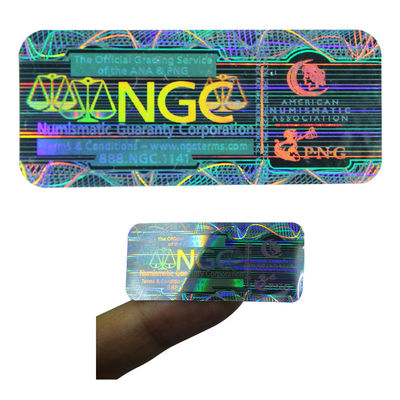 Niestandardowe kształty Ochrona marki Naklejki holograficzne 3D