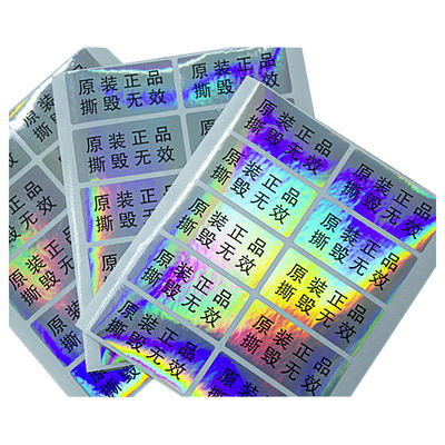 Kolorowe etykiety zabezpieczające przed podrabianiem CMYK