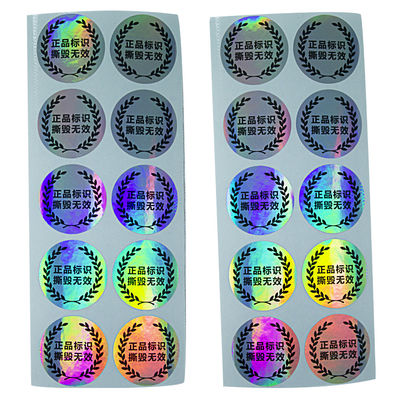 Kolorowe etykiety zabezpieczające przed podrabianiem CMYK