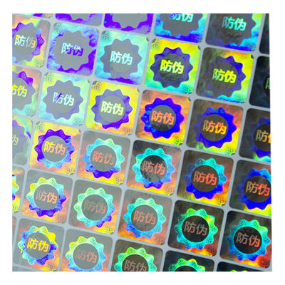 Holograficzne naklejki Pely Anti Counterfeit Custom Die Cut