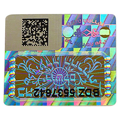 Etykiety zabezpieczające z winylowym kodem QR i hologramem
