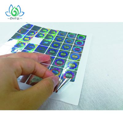 Etykiety z kodami kreskowymi Silver Goil 3D odporne na fałszerstwa