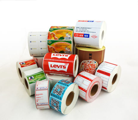 Etykiety na półki w supermarkecie Puste naklejki z cenami CMYK