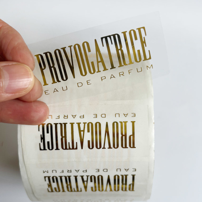 70mm 30mm Holograficzne naklejki wycinane przezroczyste, przyjazne dla środowiska