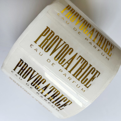 70mm 30mm Holograficzne naklejki wycinane przezroczyste, przyjazne dla środowiska