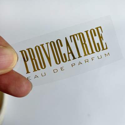 70mm 30mm Holograficzne naklejki wycinane przezroczyste, przyjazne dla środowiska
