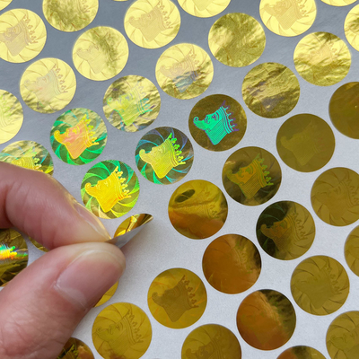 Niestandardowa naklejka z holograficzną etykietą, niestandardowa etykieta z hologramem bezpieczeństwa, naklejka z hologramem 3D