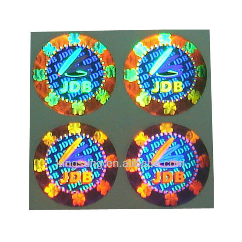 ISO9001 2008 Kolorowe naklejki zabezpieczające z hologramem CMYK dla certyfikatu